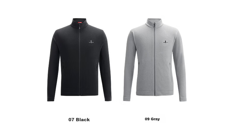Biyinlefen POLARTEC Fleece New Technology 2025 Autumn Winter Men's Outdoor Stand Collar Knitted Jacket 27