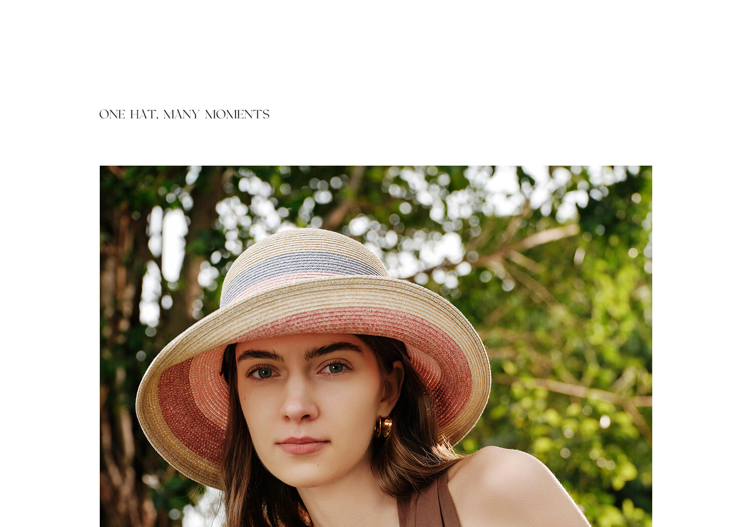 FANCET Women's Summer Straw Hat French Elegant Color-Block Wide Brim Sun Hat UV Protection Vacation Beach Hat 26
