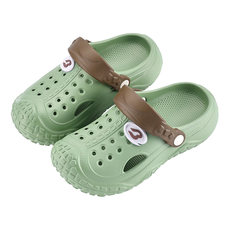 BALABALA Boys' Summer Breathable Closed-Toe Outdoor Lightweight Kids' Sandals Girls' Beach Shoes Children Youth Slippers