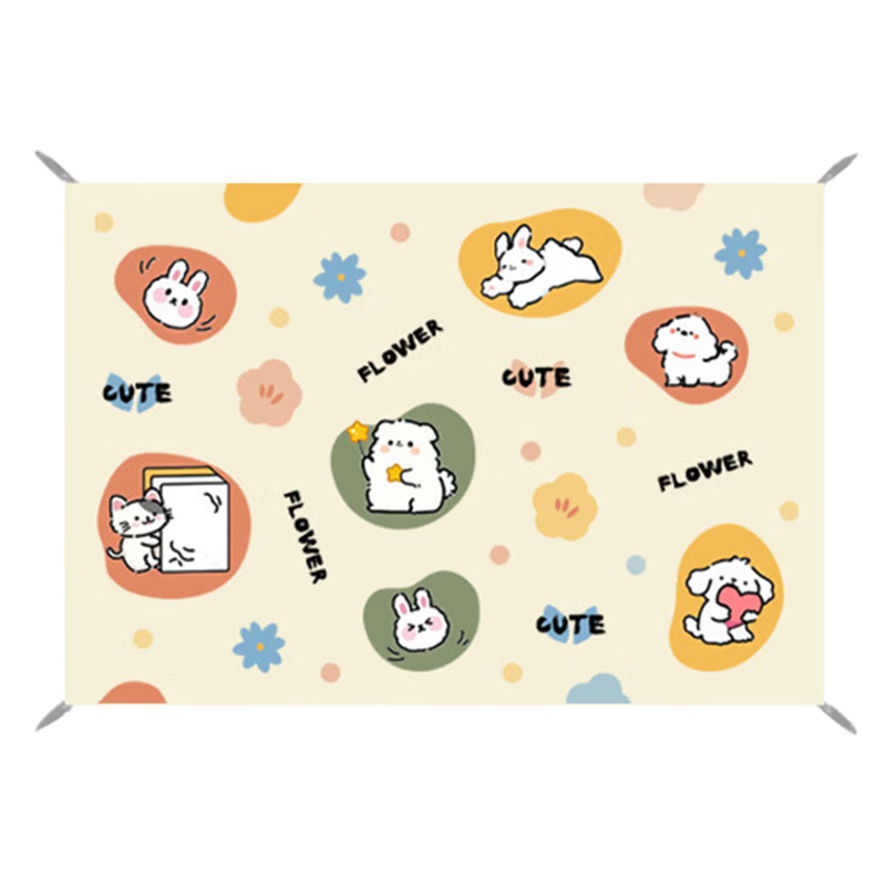 BeiJiLang Picnic Mat Outdoor Camping Blanket Tent Mat Portable Moisture-Proof Wear-Resistant Ground Mat for Hiking Travel Picnic