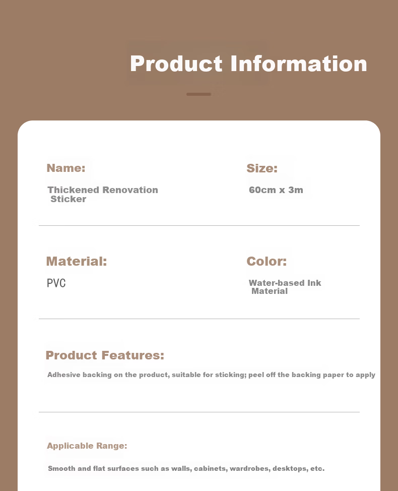 Omai Thickened Wood Grain Wallpaper Red Maple 3m Self-Adhesive Desk Cabinet Door Film Waterproof Furniture Renovation Sticker 5