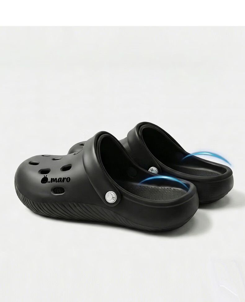 MashiMaro Unisex Couple Thick Sole Sports Sandals Outdoor Non-Slip Beach Slippers MW220 14