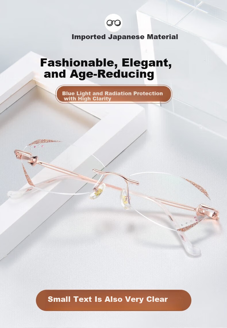 Chuangguo Japanese Imported Reading Glasses for Women High-Definition Blue Light Blocking Authentic Premium Brand JD Self-Operated Famous Brand 3