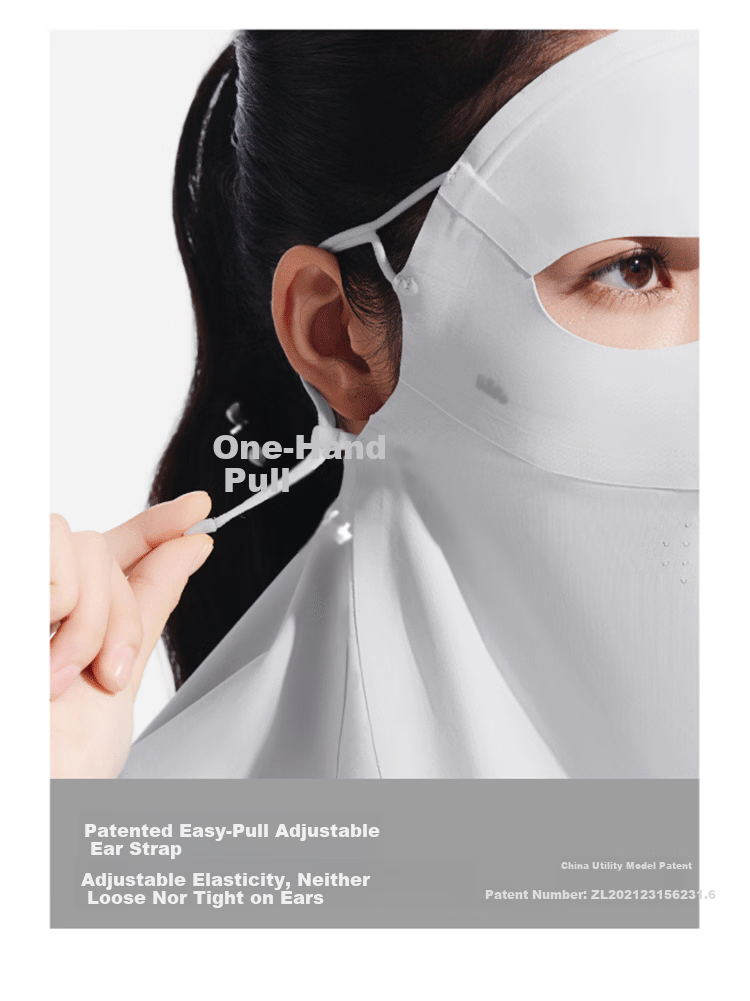 Beneunder Full Face Sunscreen Mask Extended Neck Protection Lightweight Seamless Breathable Face Bikini for Cycling 28