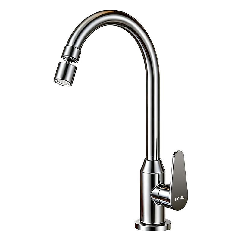 HOMK Seiko Stainless Steel Kitchen Faucet Cold and Hot Two-in-One Sink Faucet Kitchen Dedicated Faucet