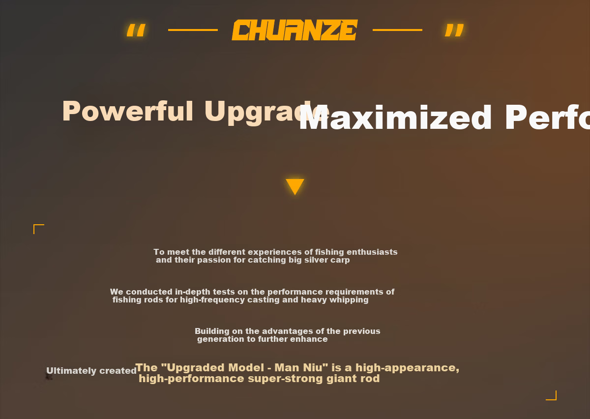 Chuanze Man Niu Giant Fishing Rod Hand Rod Sturgeon Ultra-Hard Heavy Duty Big Fish Rod Tai Fishing Rod 100kg Giant Rod 8.1m 3