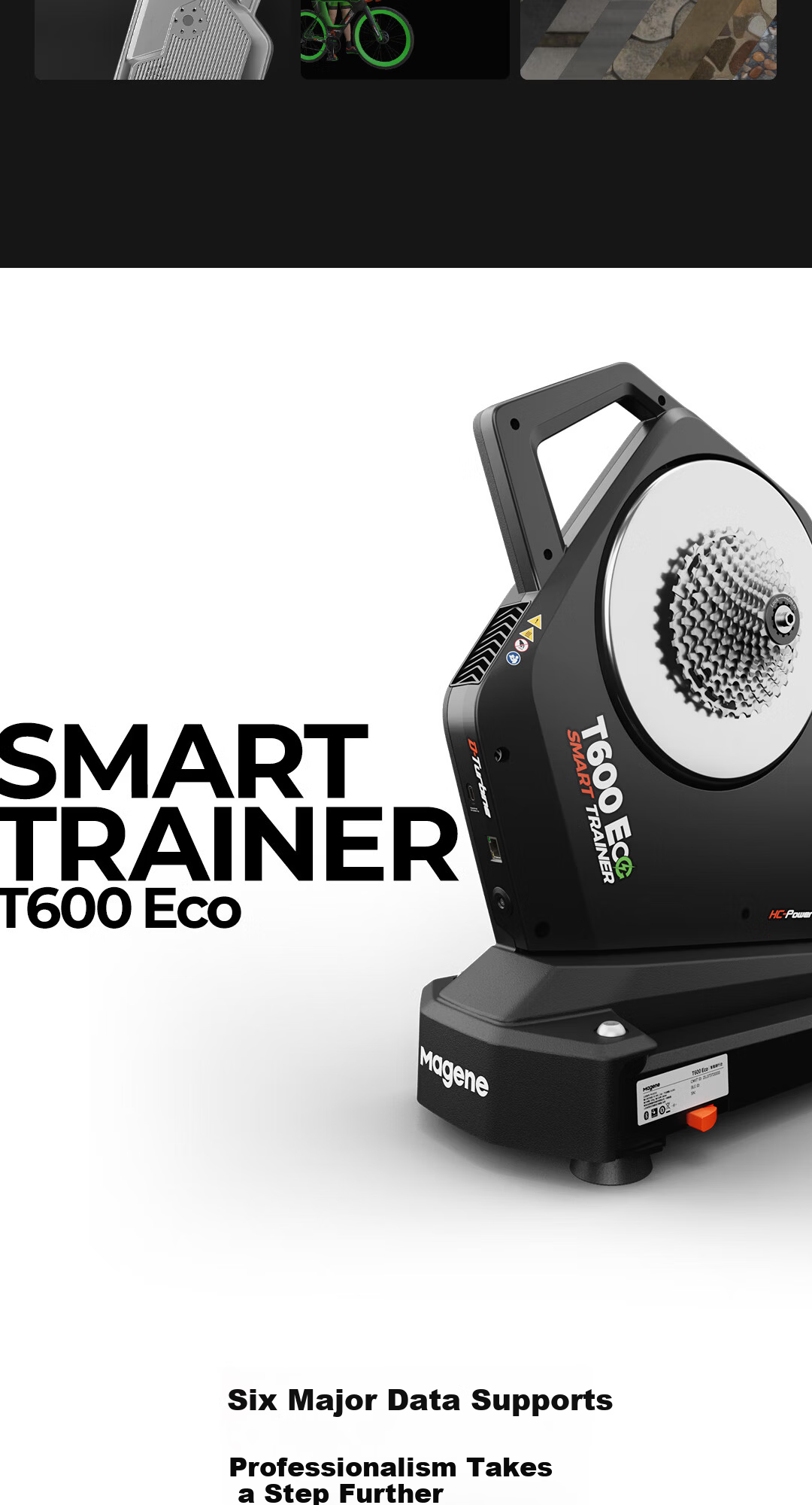 Magene T600 Eco Smart Direct-Drive Indoor Cycling Trainer for Mountain and Road Bikes with Self-Generating Power and External Charging 4