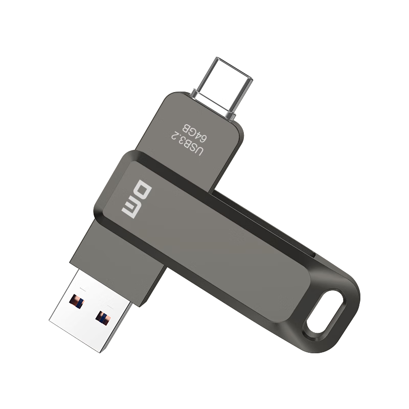 DM Damai 64GB Type-C USB 3.2 Dual Interface USB Flash Drive Large Capacity for Office Study Mobile Phone Computer Car Student U Disk PD168S