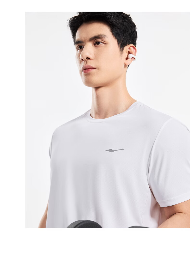 ERKE Summer New Sports Set Short Sleeve and Shorts (2 Pieces) Ice Cool Quick-Dry Moisture-Wicking Outdoor Casual Wear 4