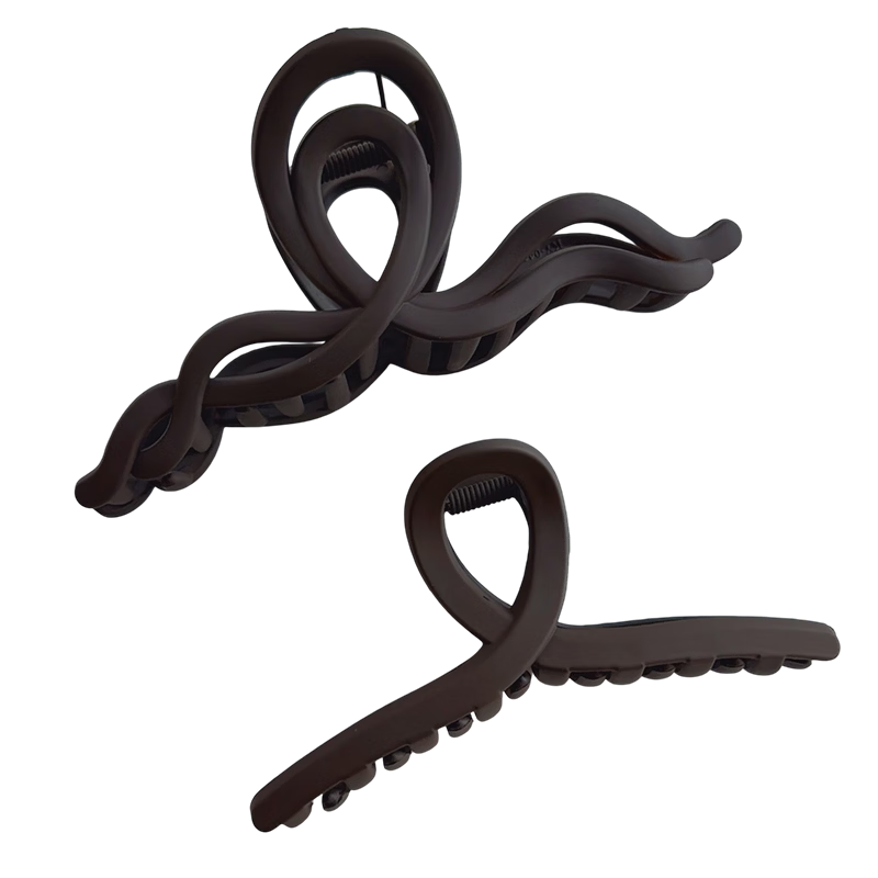BAISHANGYITE Large Shark Clip [2 Pieces] Hair Clip for Back of Head New Style High-End Hairpin Hair Accessories for Women