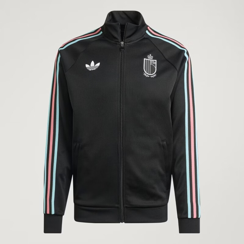 Adidas Men's Football Series RBFA OG TT Belgium Knit Jacket JZ2206 Black 2XL 6