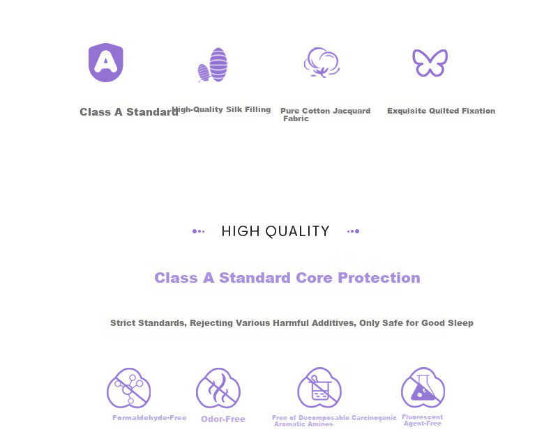 Luolai Children's Silk Quilt Baby A-Class 100% Cotton Silk All-Season Quilt Kindergarten Single Quilt Core 120*150cm 3