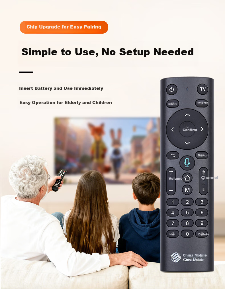 HONGXINDA Remote Control for China Mobile Set-Top Box, Mobile Network TV Remote, Magic Box CM201-2 M301H Migu MG100/1010 2