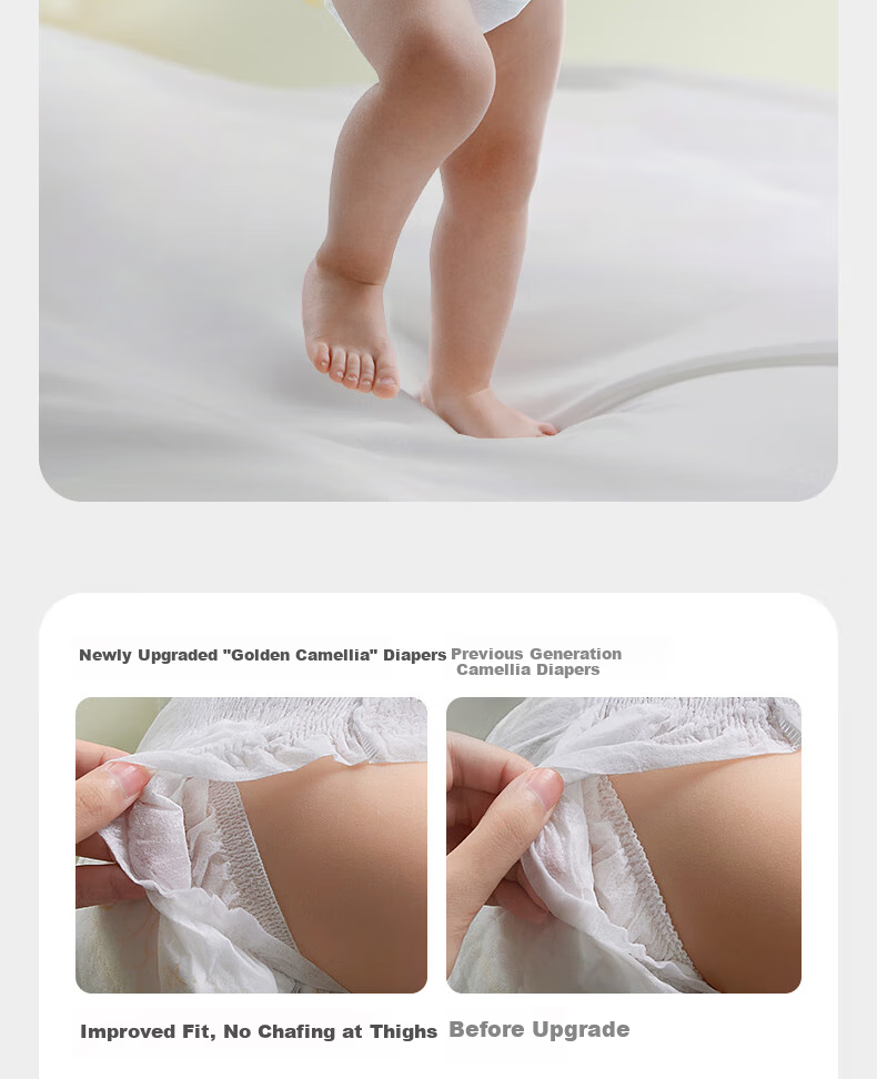 Babycare Camellia Pull-Up Diapers XL23pcs*2 (12-17kg) Baby Infant Diapers Box Pack 13