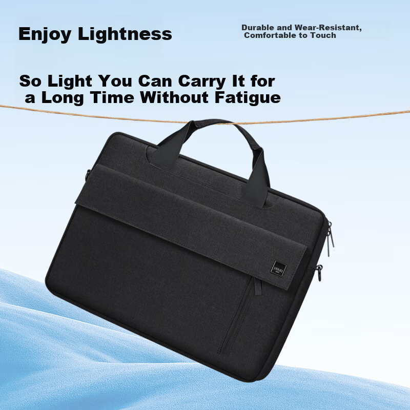 Biyoumei Laptop Bag 14 Inch Briefcase Thickened Inner Sleeve for Huawei HP Lenovo