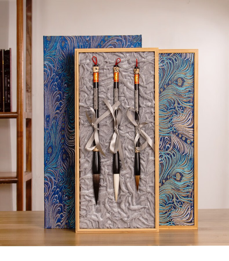 Huying High-Quality Calligraphy Brush Set, Premium Calligraphy Brushes in Gift Box, Advanced Soft Brush for Shanjianhu And Hu Brush Calligraphy [Xinruobodi] 4
