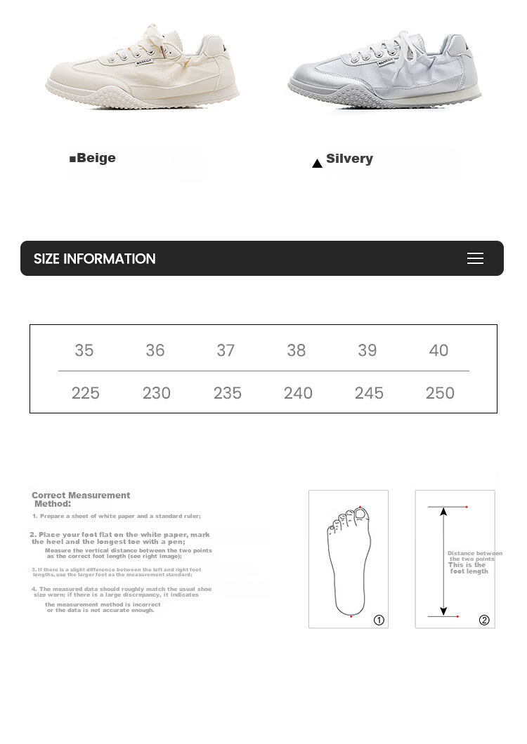 Huili Women's Shoes, Dexun Women's Shoes, 2026 New Style Comfortable Trendy Versatile Women's Shoes, Silver, Size 40 6