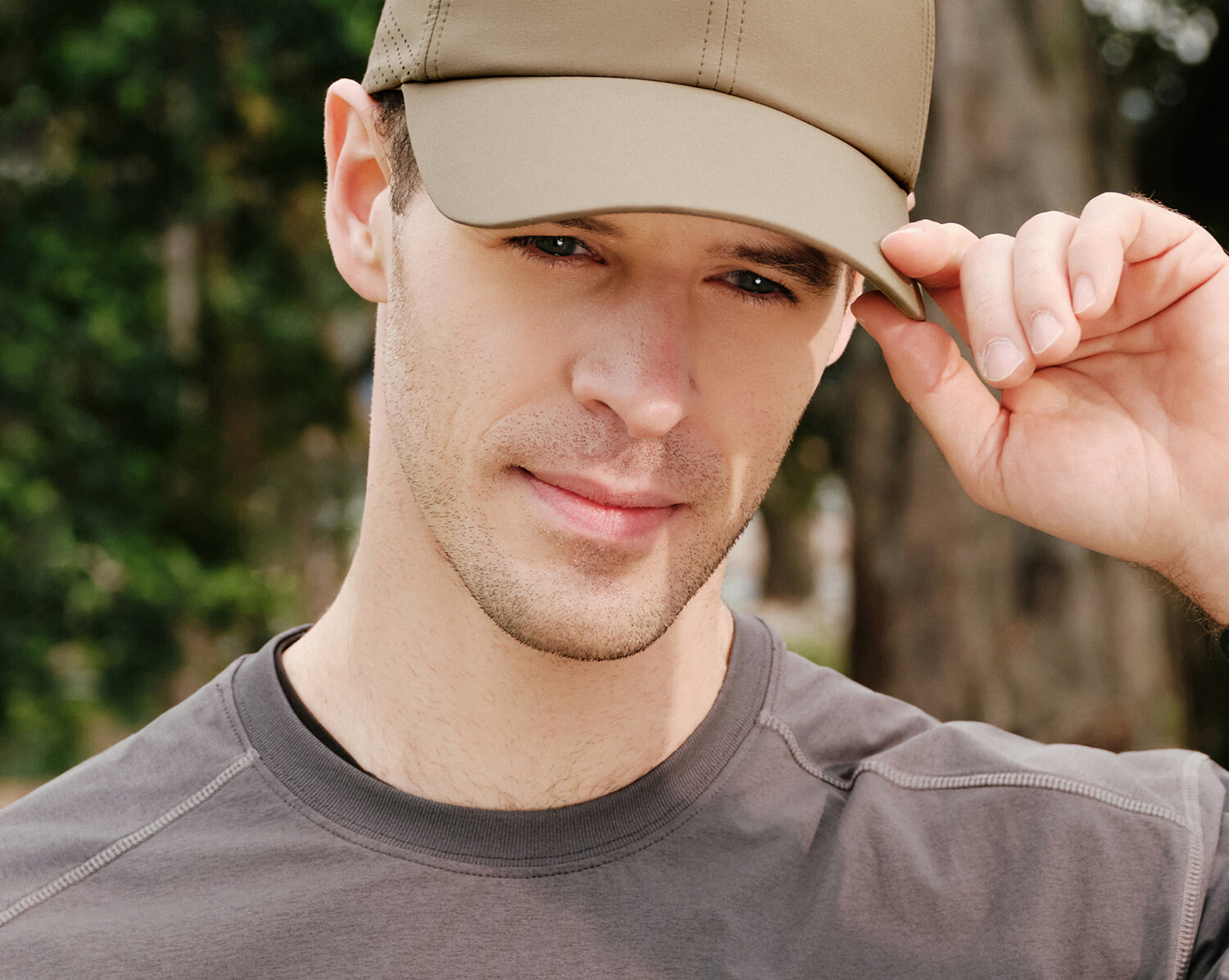 FANCET Men's Baseball Cap Spring Summer Breathable Lightweight Outdoor Casual Water-Resistant Sports Fashion Simple Duckbill Hat 13