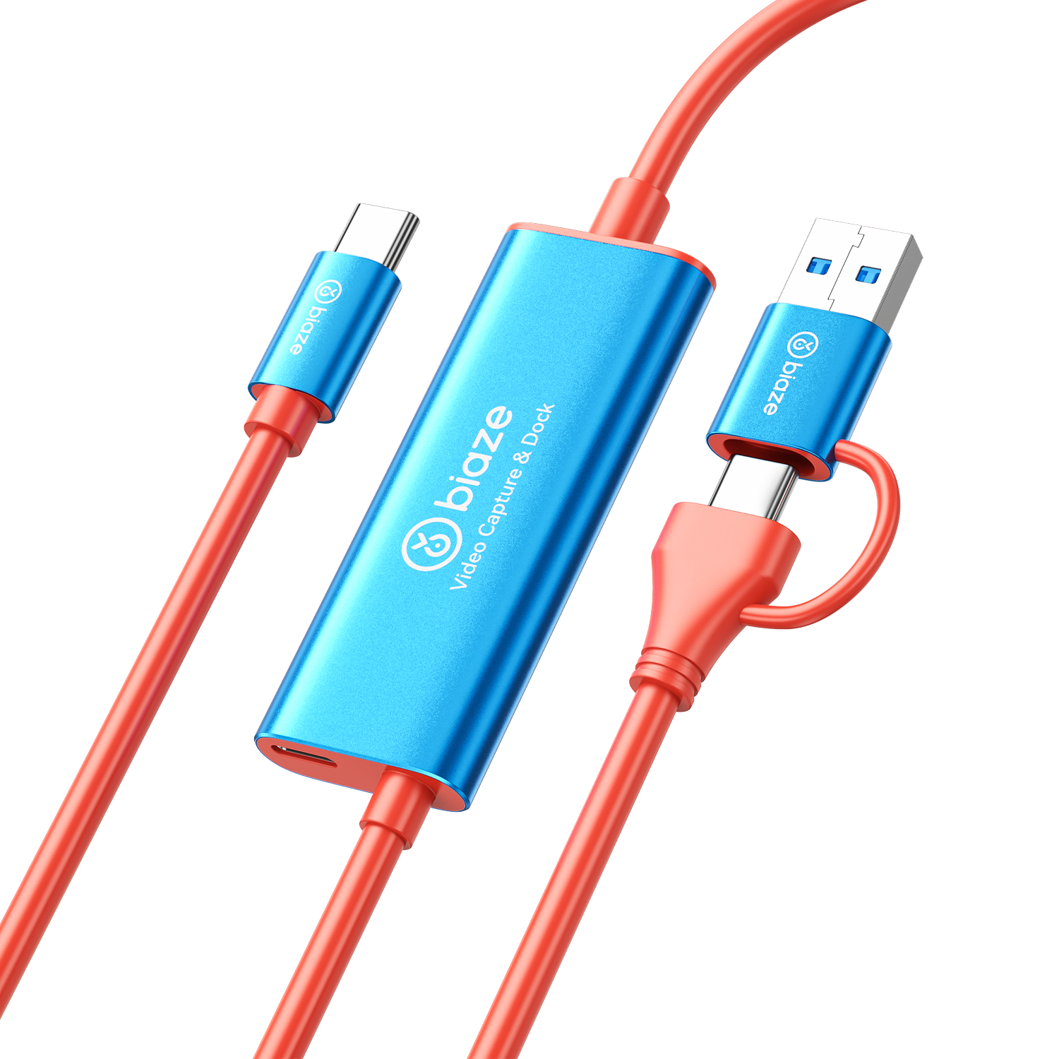 BIAZE Switch 2 Capture Card All-in-One HD Video Converter NS Portable Dock for iPad Laptop Tablet Type-C Car Screen Mirroring