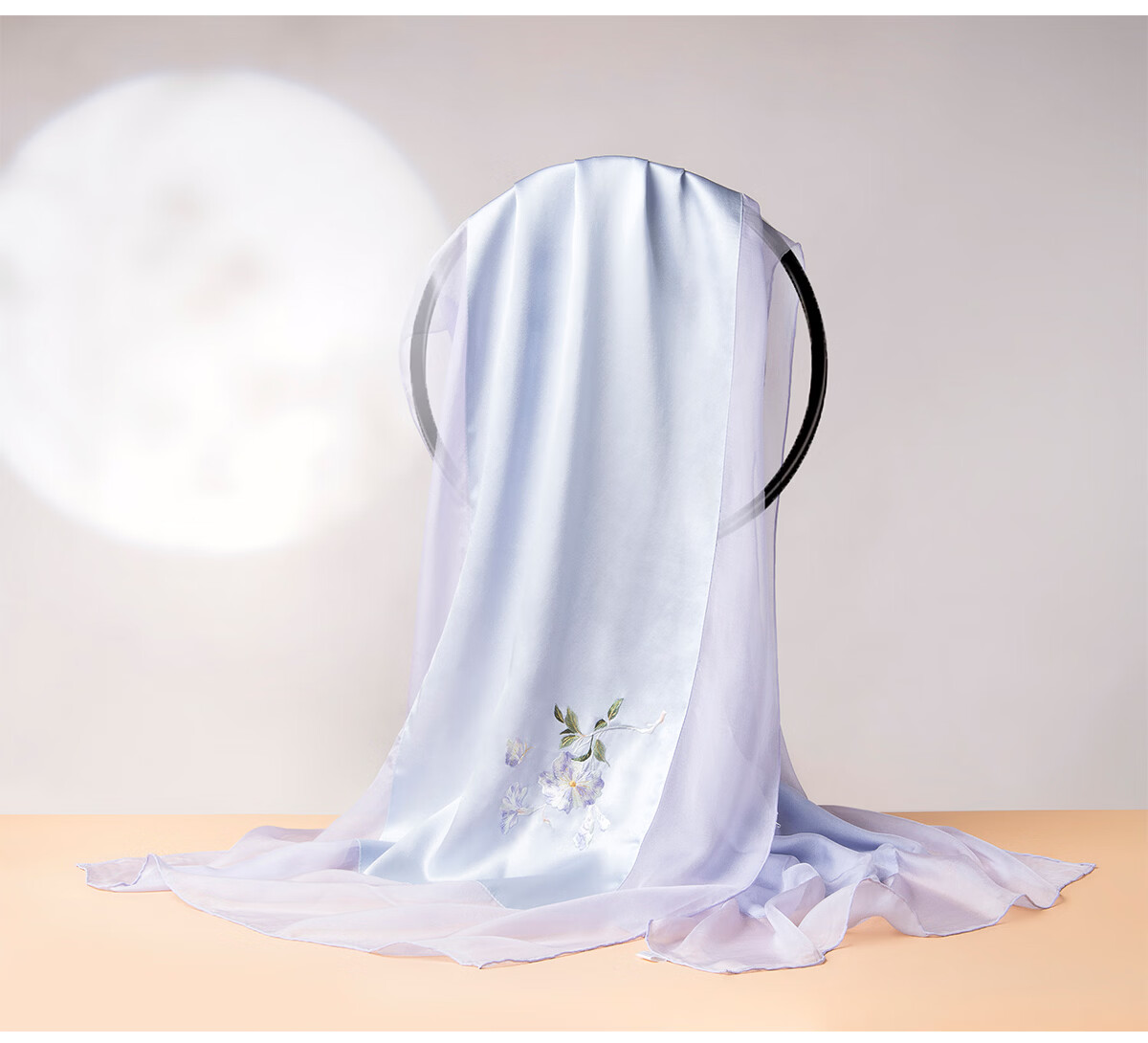 Zhijinlou 100% Mulberry Silk Scarf Non-Heritage Handmade Su Embroidery Genuine Silk Long Hangzhou Silk Shawl Birthday Gift 5