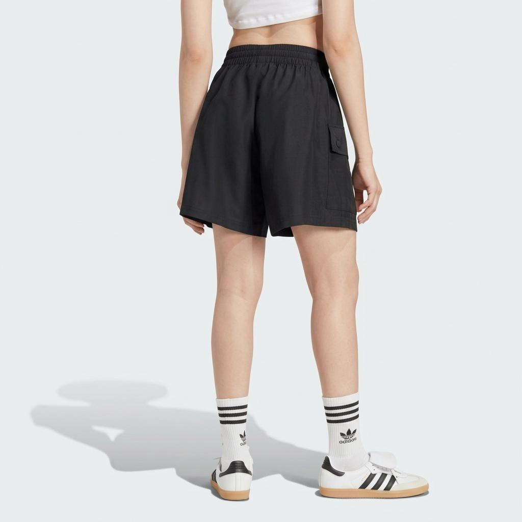Adidas Originals Women's ESS C Shorts Woven Shorts JD1514 Black S 2