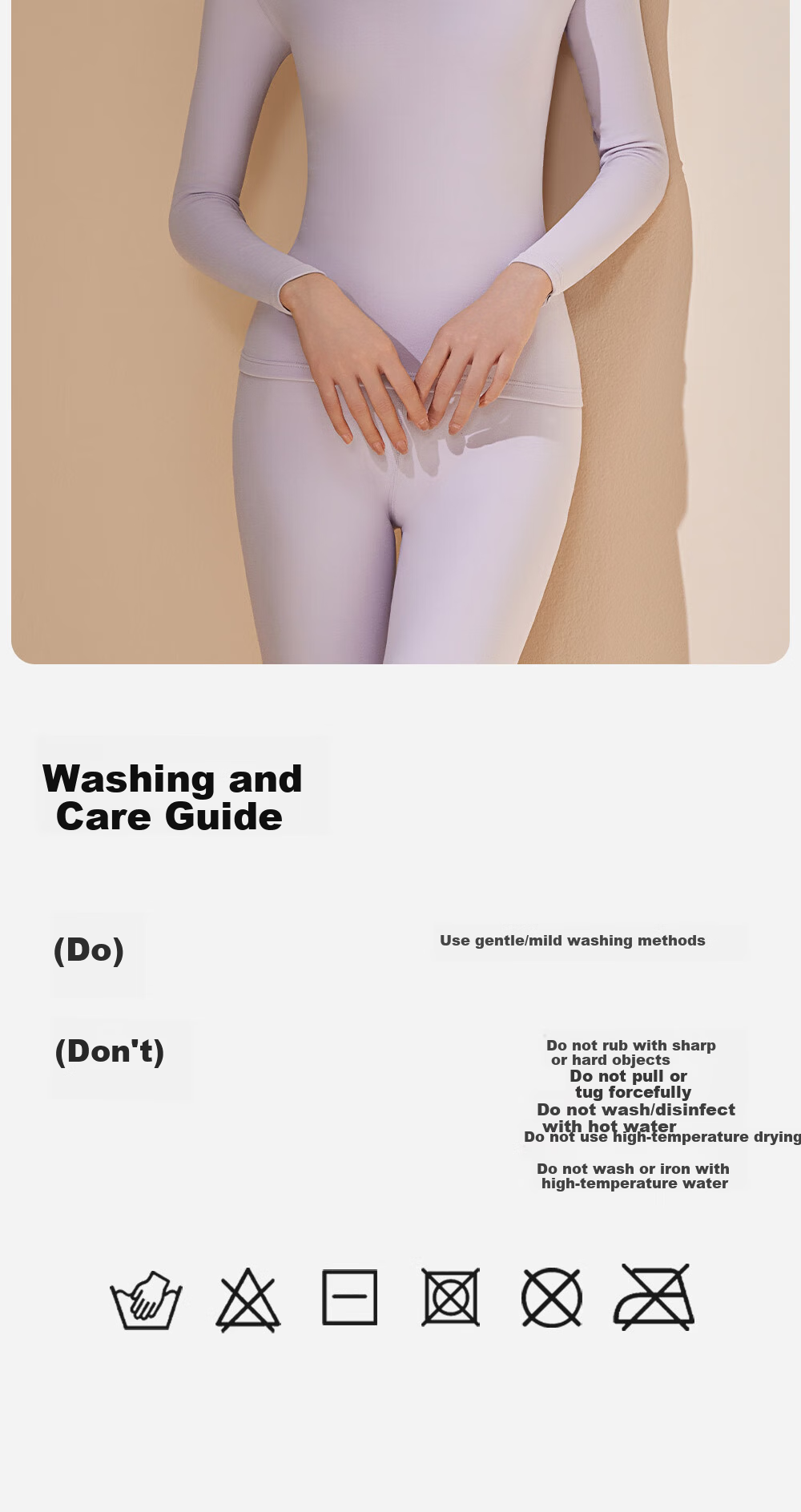 Urban Beauty Women's Thermal Underwear Set 2025 Autumn Winter New Fleece Lined Thickened Down Protein Moisturizing Base Layer Top and Pants 13