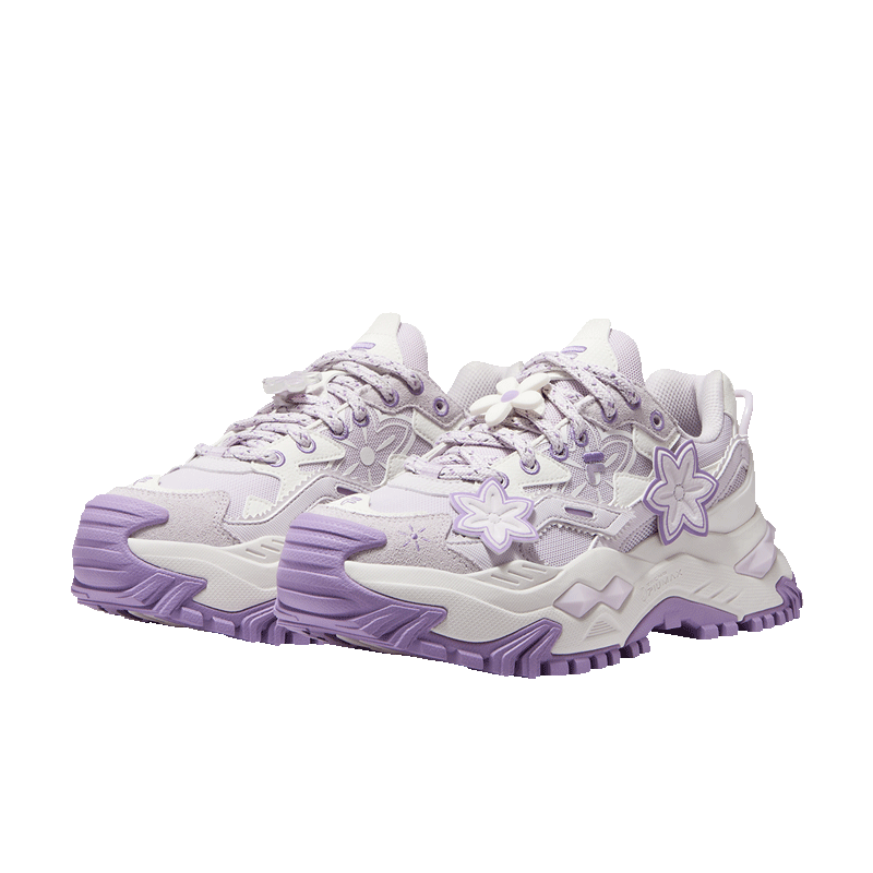 FILAFUSION Fila Trendy Hard Candy Garden Bloom Dad Shoes 26 Summer New Thick Sole Height Increasing Casual Shoes