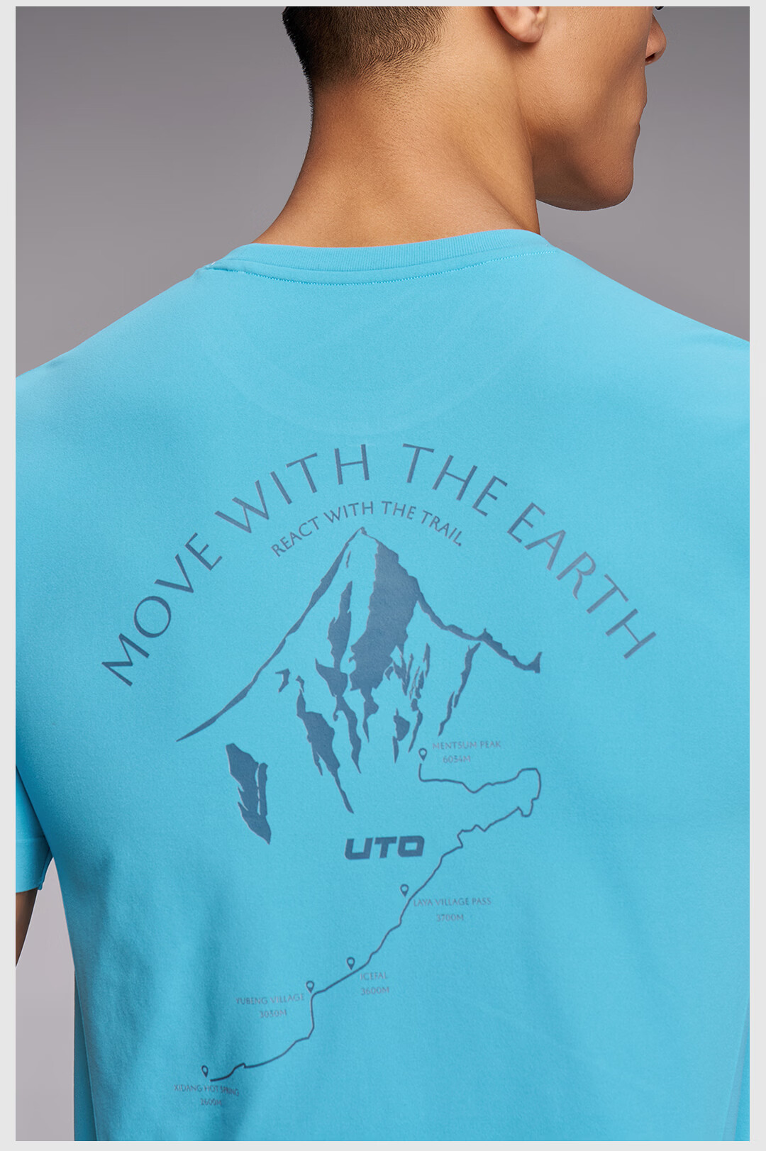 UTO Cotton-Feel Quick-Dry Short Sleeve Sports T-Shirt for Men and Women, Daily Commute Running Quick-Dry Shirt, Classic Black (Men's) M 14