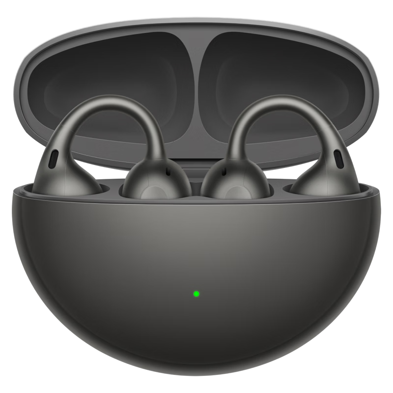 OPPO Enco Clip2 Open-Ear Headphones Clip-On Earphones Wireless Bluetooth Earbuds Sun Yat-Sen Style Comfortable Fit Compatible with Apple Huawei Xiaomi Phones Deep Space Gray
