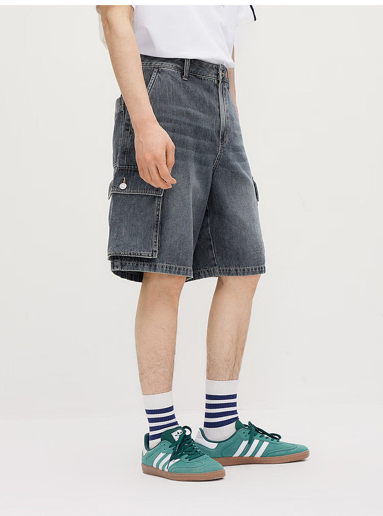 Semir Men's Summer Cool Cargo Denim Shorts 2026 Loose Vintage Washed Shorts 109326122103 17
