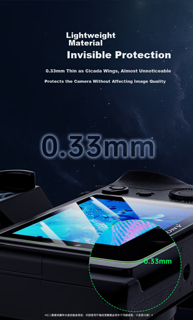BIAZE Screen Protector for Sony A7C2 A7M4 A6700 Tempered Glass Film 2-Pack for A7C II ZVE1 ZV-E1L XJM1 Camera Screen 6