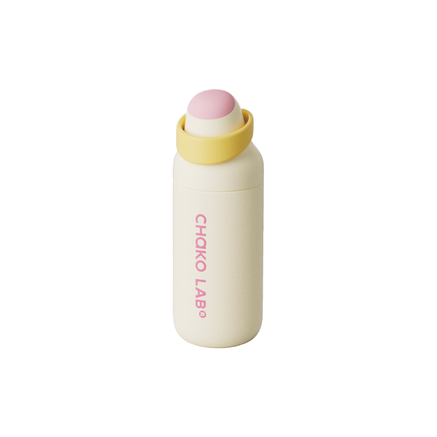 Chakolab Insulated Cup with Dual Drinking Straws, Large Capacity Sports Water Bottle for Children And Students, Portable Light Cheese Flavor 550ml