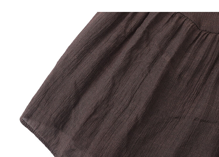 Demana Elegant Spring Elastic High-Waist Patchwork Slimming A-Line Skirt for Women 13