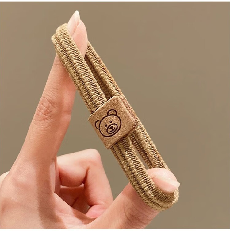 YeFeiLi Two-Piece Set Blue Comb Cushion Brush Hair Tie Massage Comb Long Hair Curling Brush Elastic Hair Band High Elasticity Hair Rope 7