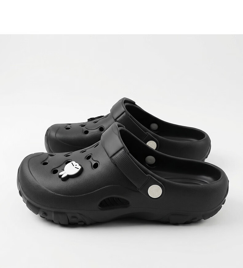 MashiMaro EVA Unisex Couple Beach Sandals Hole Shoes Closed-Toe Slippers Outdoor Wear 9