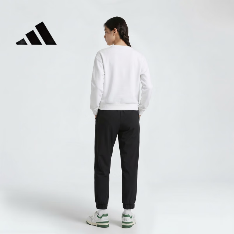Adidas Women's Summer Casual Comfortable Durable Loose Woven Running Pants HF7308 Black XL 3
