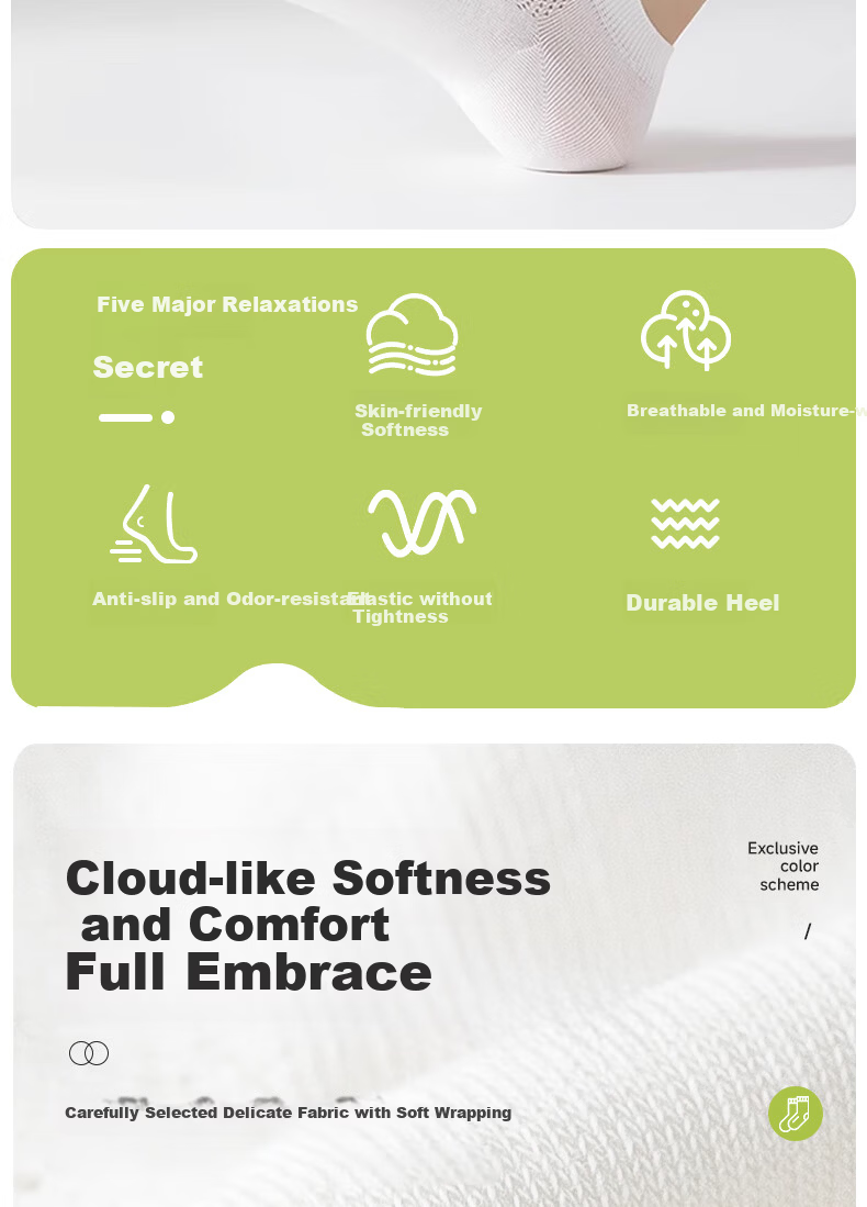 QIHAIQIU Disposable Socks for Men And Women, Summer Thin Mesh, Travel Business Trip Sweat-Absorbing Comfortable Breathable Military Training Short Tube White 10 Pairs 1