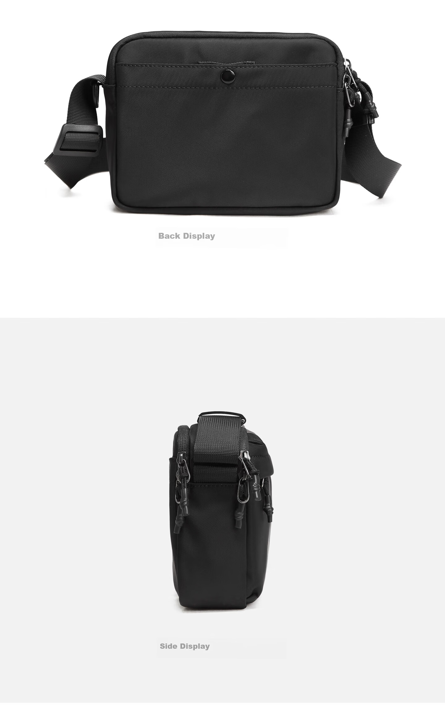 BJIAX Lightweight Portable Functional Crossbody Bag Commuter Men's Small Shoulder Bag Outdoor Casual Trendy Single Shoulder Bag Gift for Dad 8