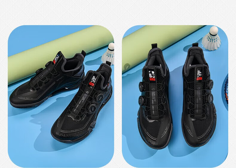 LI-NING New Flight 2MAX Badminton Shoes Professional Full-Length Cushioning Shock Absorption Breathable Sports Shoes for Men 8