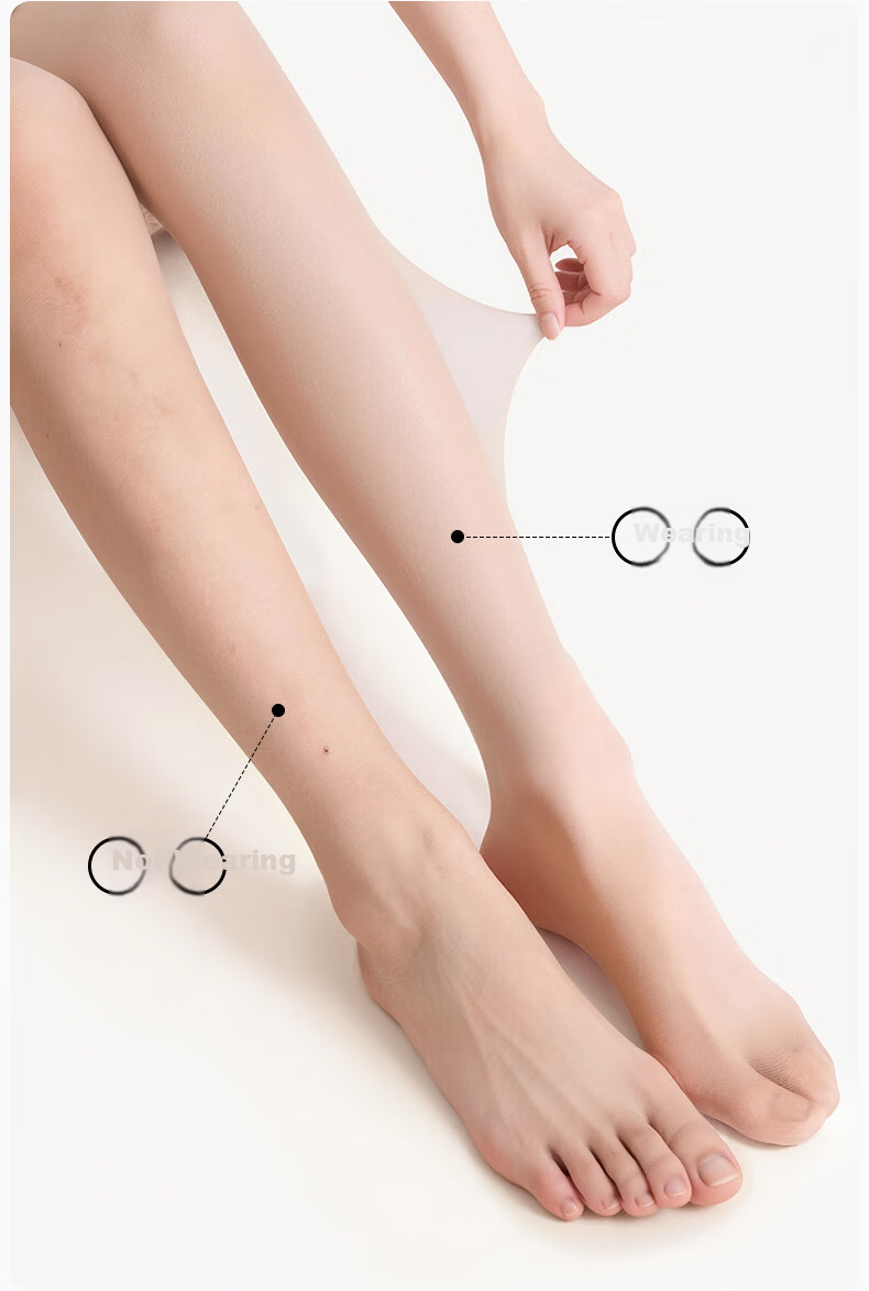 Avandy 1D Ultra-Thin Anti-Snag 3-Pack Women's Spring Summer Natural Bare-Leg Effect Sheer Tights Pantyhose 8