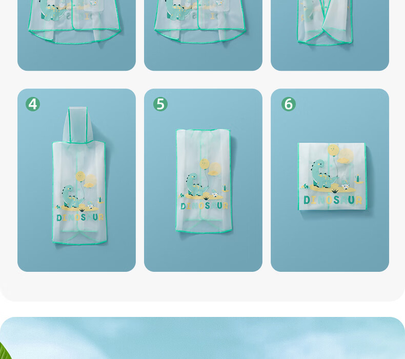 Betis Kids Raincoat Boys Girls Waterproof Rainwear Kindergarten Primary School Student Rain Poncho 23