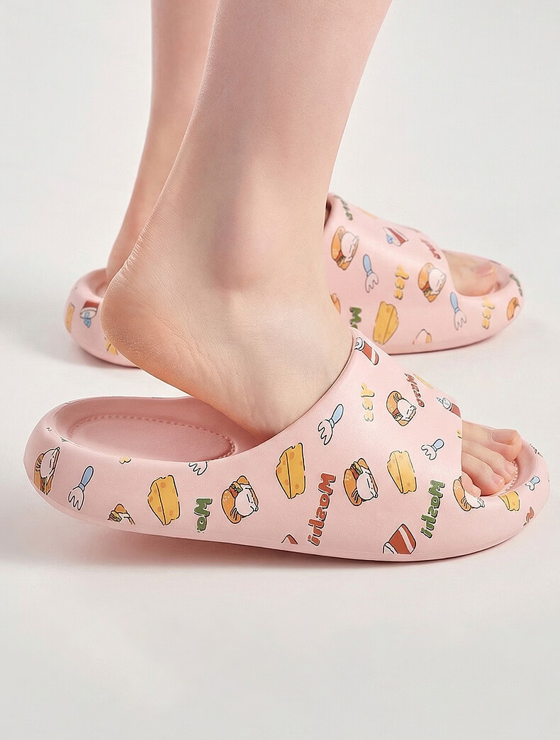 MashiMaro EVA Cartoon Cute Parent-Child Slippers Non-Slip Home Bathroom Kids Women's Sandals 1