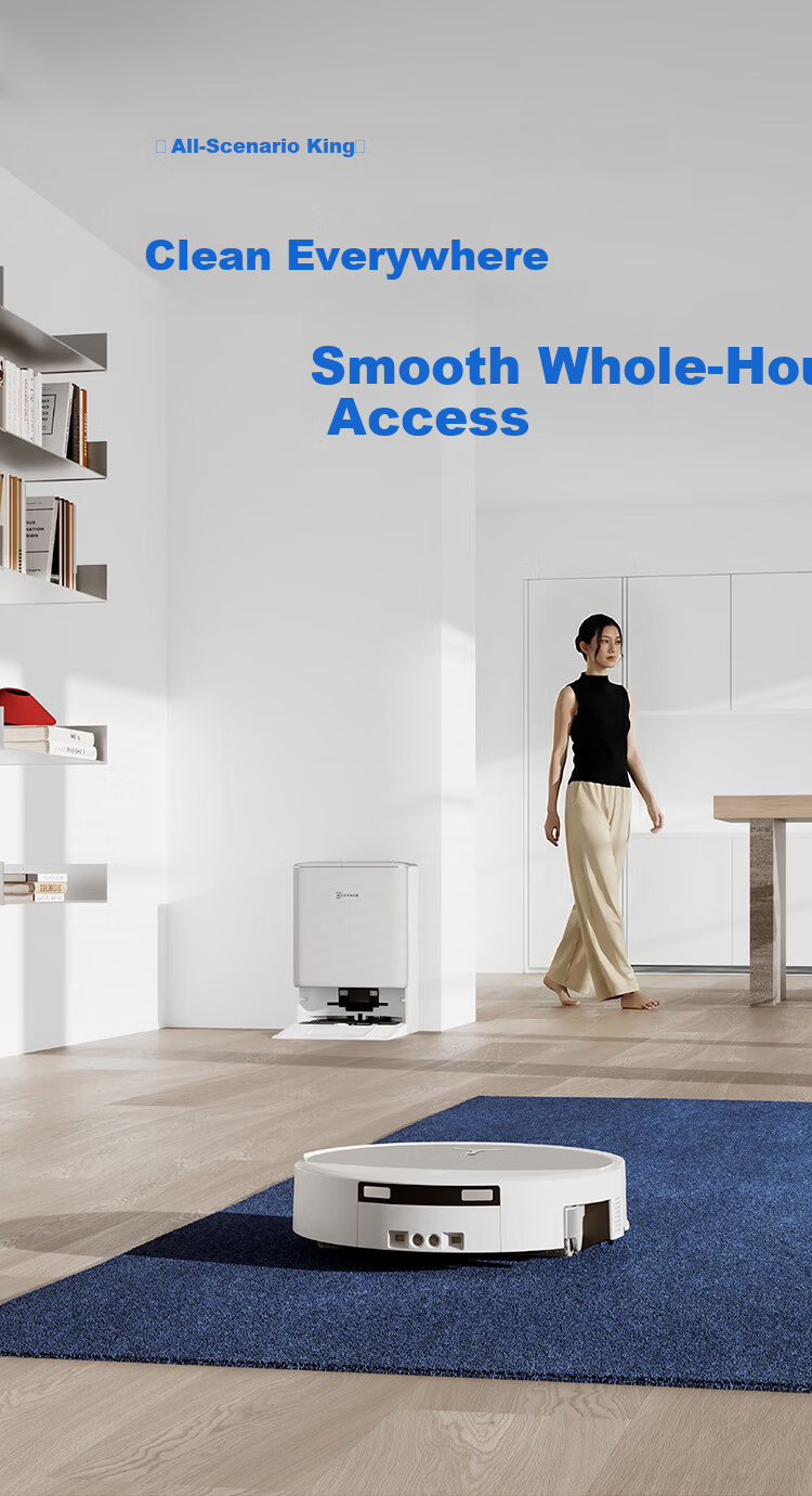 Ecovacs T90 PRO Robot Vacuum Cleaner - New Release, 4-in-1 Vacuum, Mop, Wash, Dry with Automatic Cleaning, Dust Collection, Hot Water Mop Washing, Hot Air Drying, Drum Water Washing, and Water Supply  29
