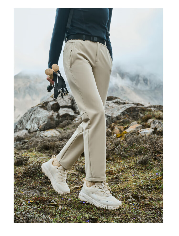 Pelliot [Fengdun C24] Outdoor Softshell Pants for Men And Women, Windproof, Waterproof, Fleece-Lined, Warm Hiking Trousers 114307167 3