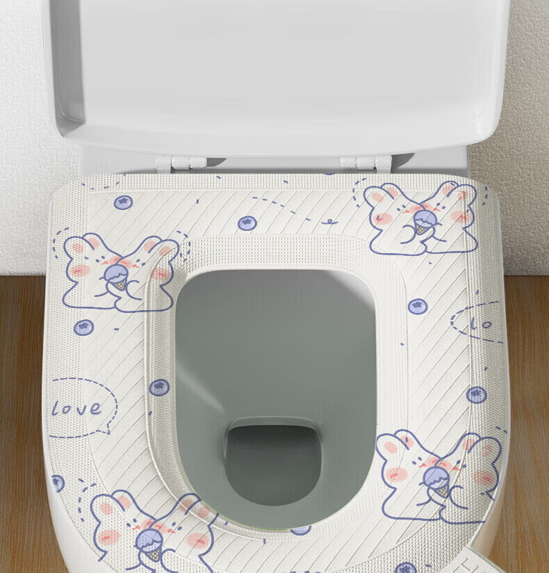 Liomirror EVA Waterproof Toilet Seat Cushion Thickened Washable Home Winter Toilet Seat Cover 4