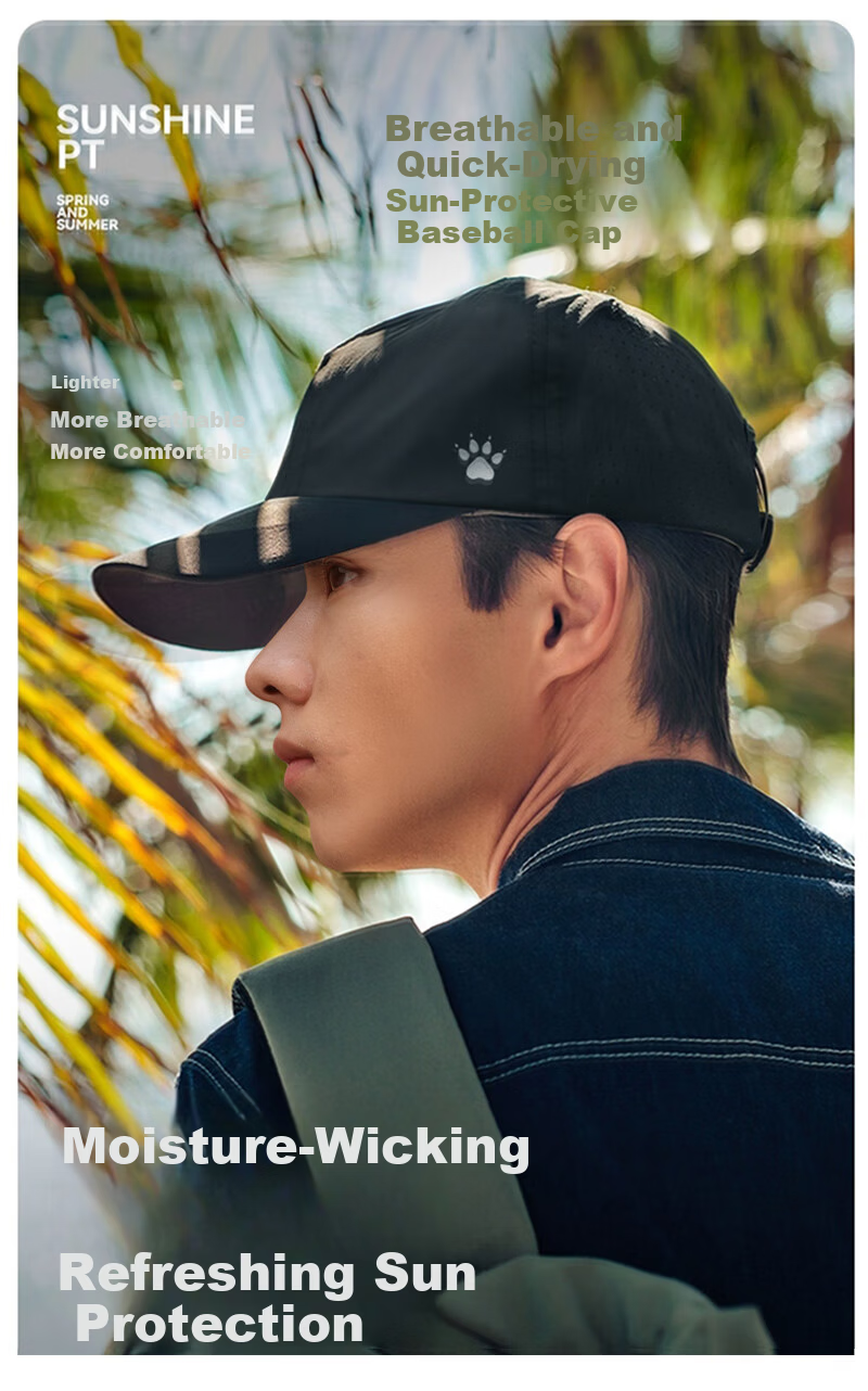 KELME Summer Sun Protection Baseball Cap Unisex Quick-Dry Breathable Sports Running Tennis Hat Visor Cap 1