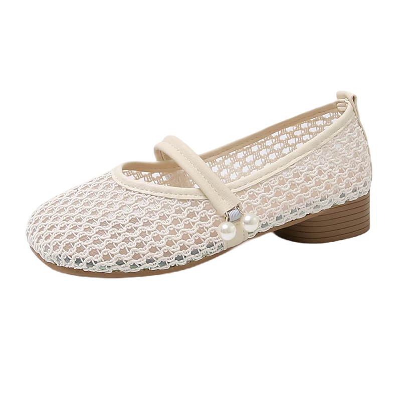 Cartelo Crocodile Women's Summer New Hollow Breathable Casual Shoes Open Toe Soft Sole Slip-On Sandals 1841 Beige Size 40