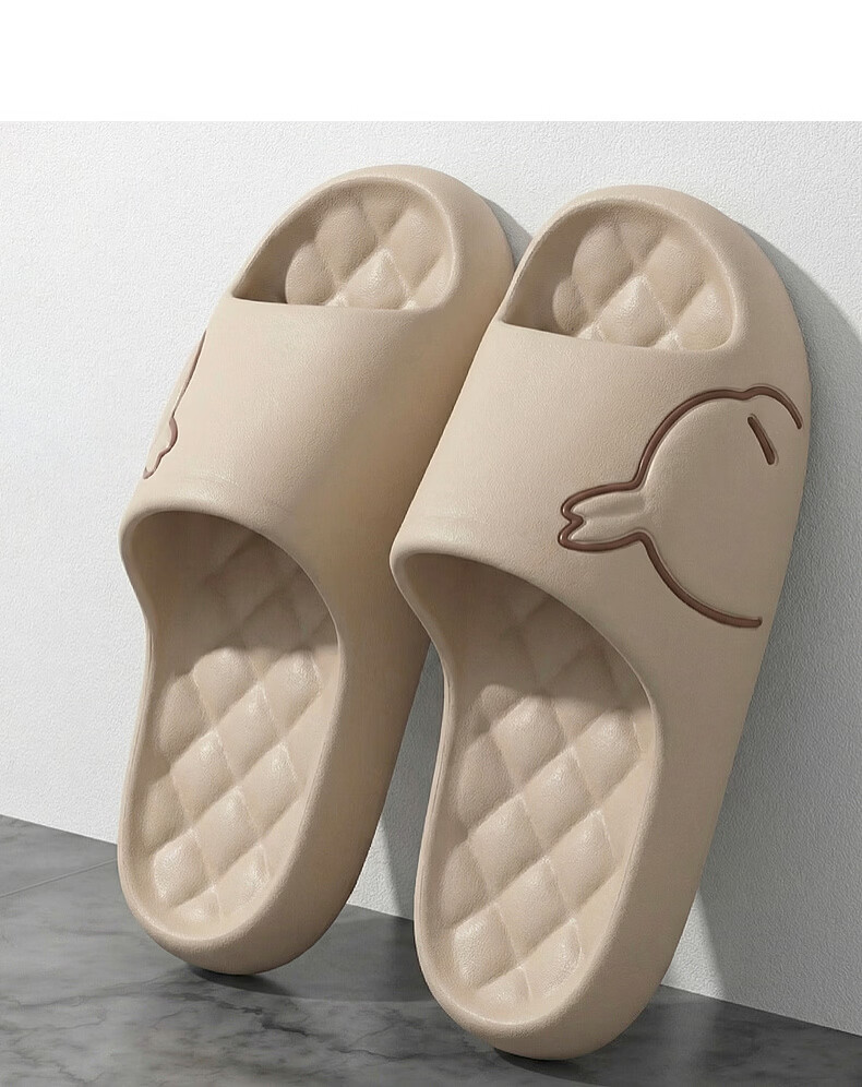 MashiMaro EVA Cartoon Couple Home Bathroom Shower Slippers Unisex Sandals 11