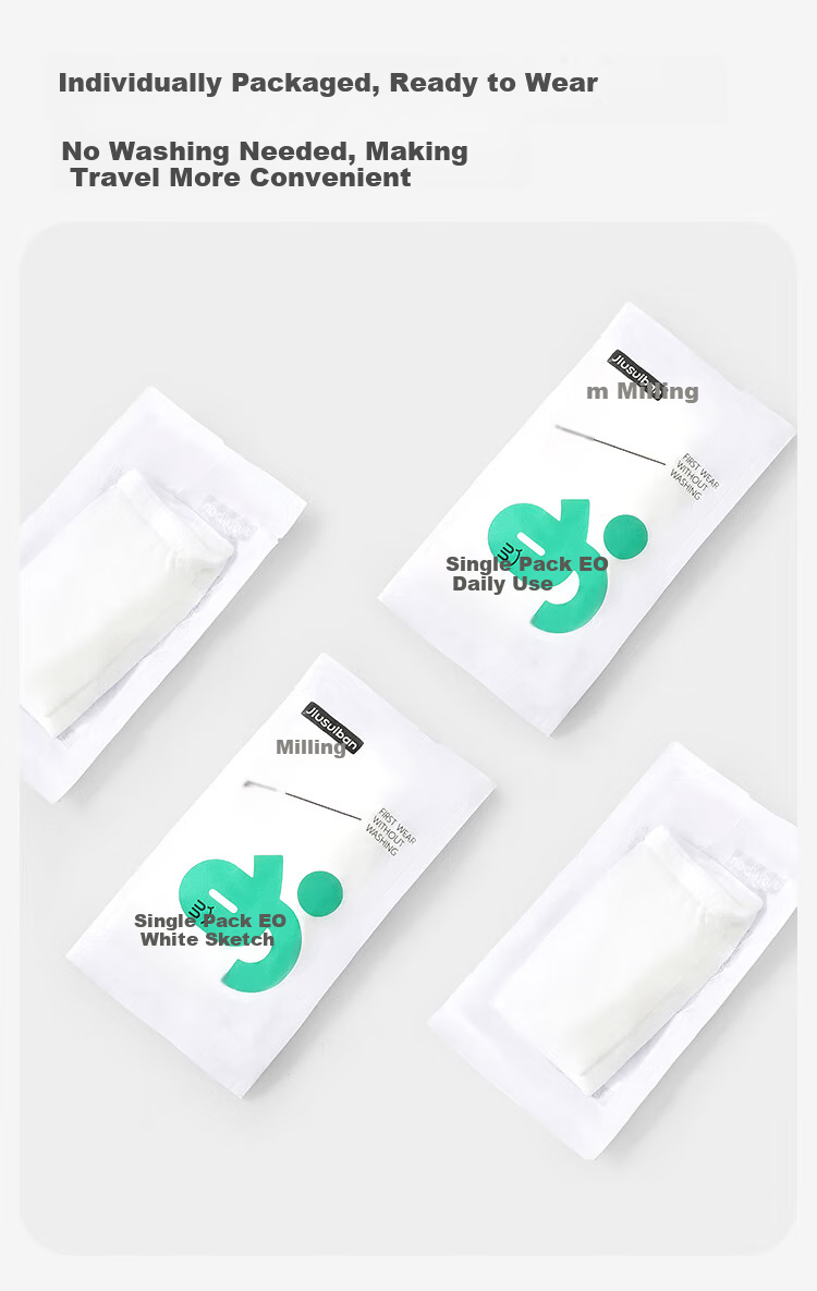 Jiusuiban Lyocell Daily Disposable Children's Underwear Girls Disposable Panties Travel School Period Triangle Shorts 10