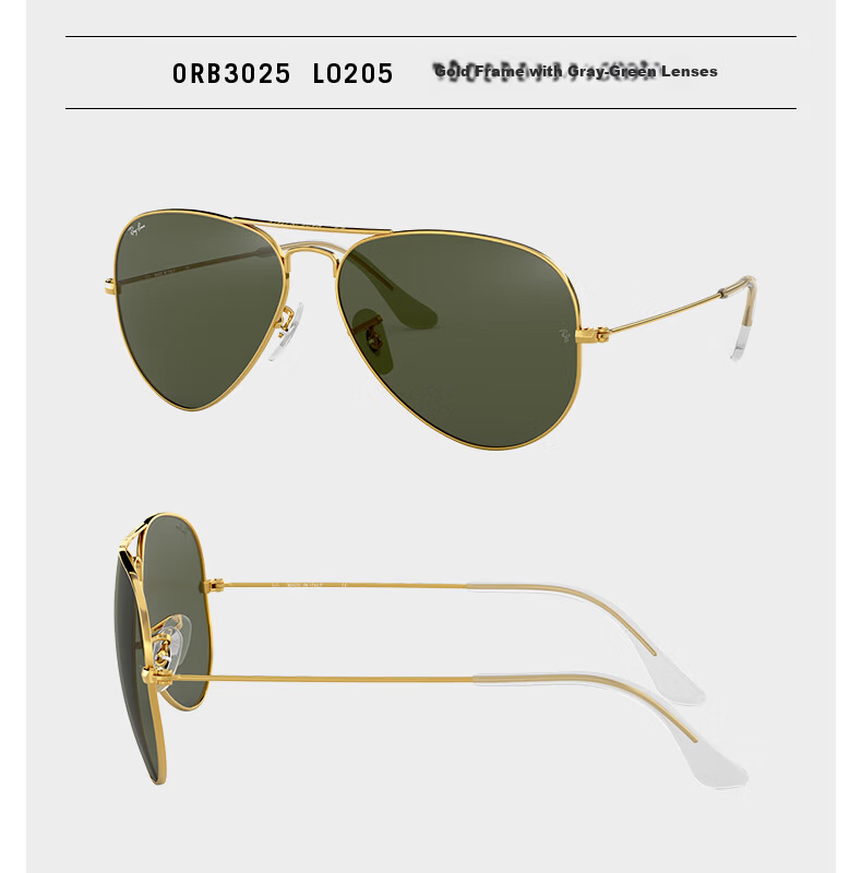 Ray-Ban Classic Aviator Series Sunglasses Driving Cycling Outdoor Glasses Unisex 0RB3025 Gift 13